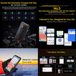 Blackview BV6200 Plus, 8 GB + 256 GB, IP68/IP69K/MIL-STD-810H, 6,56 Zoll, Android 14, Unisoc UMS9230 T606 Octa-Core-Prozessor, Netzwerk: 4G, OTG, NFC