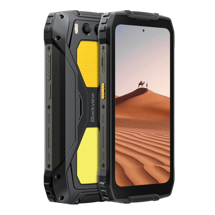 Blackview BV7300 Rugged Phone, 6 GB + 256 GB, IP68/IP69K/MIL-STD-810H, 6,67 Zoll, Android 14, MediaTek Helio G81 MT6769V/CB Octa-Core-Prozessor, Netzwerk: 4G, OTG