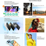 Blackview Oscal FLAT 2, 4 GB + 128 GB, 6,6 Zoll, Android 14, Unisoc T606 Octa-Core-Prozessor, Netzwerk: 4G, 6 GB + 256 GB