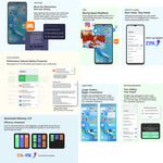 Blackview Oscal FLAT 2, 4 GB + 128 GB, 6,6 Zoll, Android 14, Unisoc T606 Octa-Core-Prozessor, Netzwerk: 4G, 6 GB + 256 GB