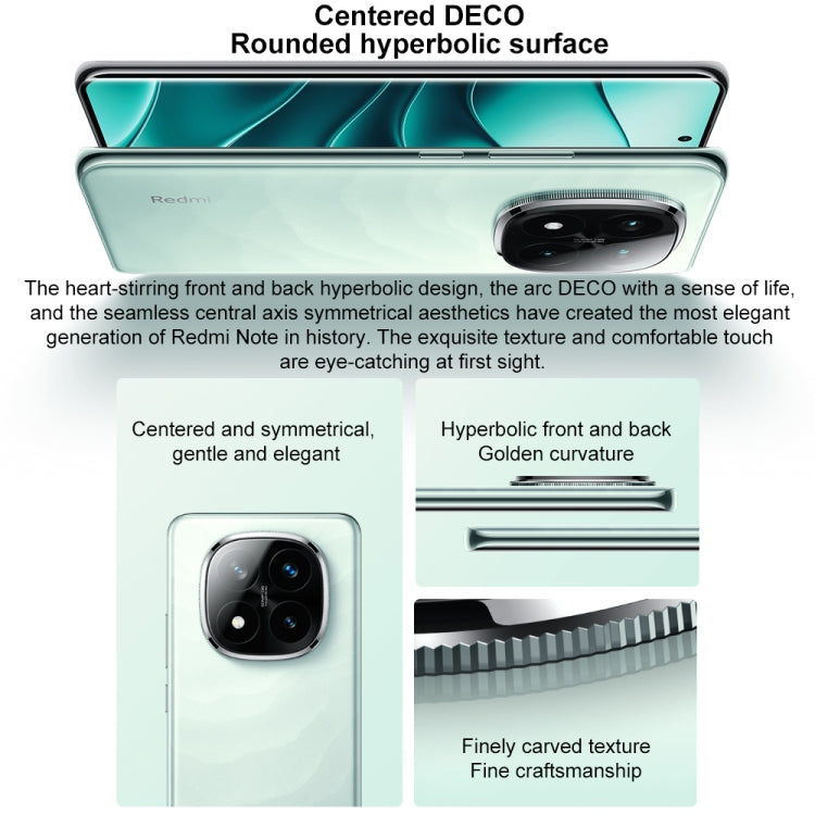 Xiaomi Redmi Note 14 Pro+, 16 GB + 512 GB, 6,67 Zoll Xiaomi HyperOS, Snapdragon 7s Gen 3 Octa-Core-Prozessor, NFC, Netzwerk: 5G, 16 GB + 512 GB