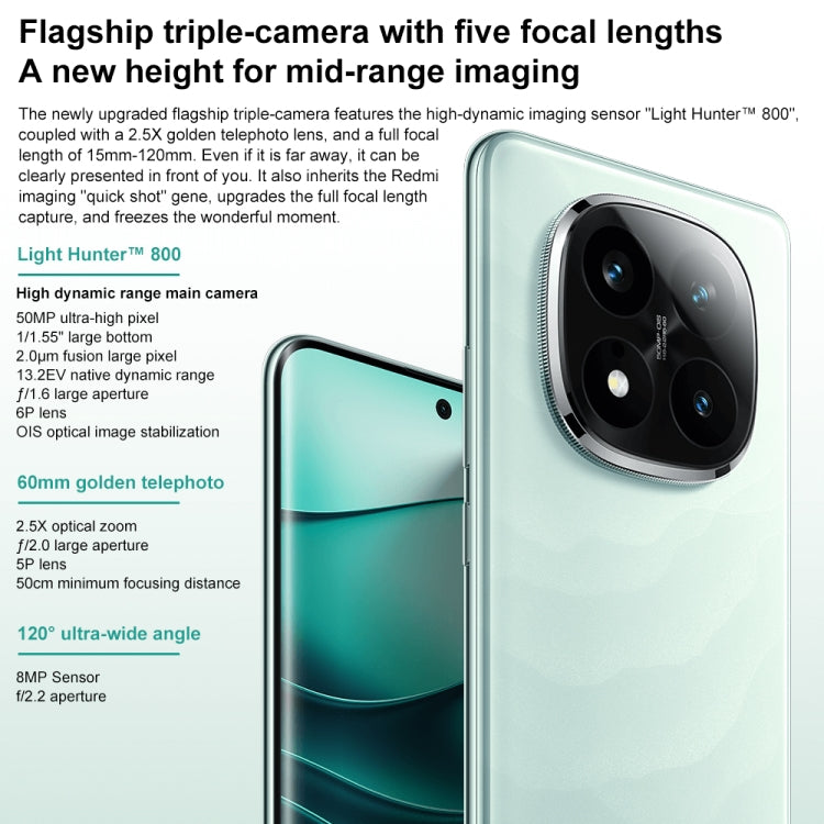 Xiaomi Redmi Note 14 Pro+, 16 GB + 512 GB, 6,67 Zoll Xiaomi HyperOS, Snapdragon 7s Gen 3 Octa-Core-Prozessor, NFC, Netzwerk: 5G, 16 GB + 512 GB