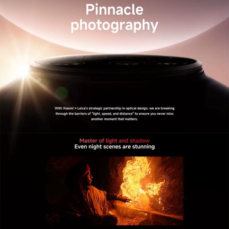 Xiaomi 15 Ultra Global, 16GB+512GB, 3D Ultrasonic Fingerprint, 200MP Camera, 6.73 inch Xiaomi HyperOS 2 Snapdragon 8 Elite Octa Core 3nm, NFC, Network: 5G, Xiaomi 15 Ultra Global, 16GB+512GB (Black)