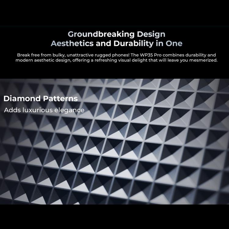 Oukitel WP35 Pro 5G Rugged Phone, 12 GB + 512 GB, 6,6 Zoll, MediaTek Dimensity 6300 Octa-Core, NFC, OTG, Netzwerk: 5G, WP35 Pro 5G