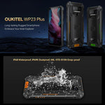 Oukitel WP23 Plus Rugged Phone, 8 GB + 256 GB, 6,52 Zoll, Android 14.0, Unisoc T606 Octa-Core-Prozessor, NFC, OTG, Netzwerk: 4G, WP23 Plus