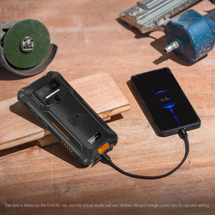 Oukitel WP23 Plus Rugged Phone, 8 GB + 256 GB, 6,52 Zoll, Android 14.0, Unisoc T606 Octa-Core-Prozessor, NFC, OTG, Netzwerk: 4G, WP23 Plus