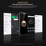 Oukitel WP23 Plus Rugged Phone, 8 GB + 256 GB, 6,52 Zoll, Android 14.0, Unisoc T606 Octa-Core-Prozessor, NFC, OTG, Netzwerk: 4G, WP23 Plus