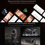 Oukitel WP55 Pro 5G Rugged Phone, 16 GB + 512 GB, 108-MP-Kamera, Fingerabdrucksensor, 6,6 Zoll, Android 15, MediaTek Dimensity 7025 Octa-Core-Prozessor, NFC, OTG, Netzwerk: 5G, WP55 Pro