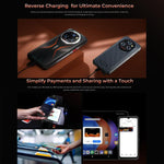 Oukitel WP55 Pro 5G Rugged Phone, 16 GB + 512 GB, 108-MP-Kamera, Fingerabdrucksensor, 6,6 Zoll, Android 15, MediaTek Dimensity 7025 Octa-Core-Prozessor, NFC, OTG, Netzwerk: 5G, WP55 Pro