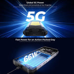 Oukitel WP100 TITAN 5G Projector Rugged Phone, 16GB+512GB, 200MP Camera, Fingerprint Identification, 6.8 inch Android 14 MediaTek Dimensity 7300 Octa Core, NFC, OTG, Network: 5G, WP100 TITAN