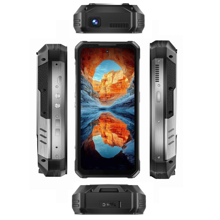 Oukitel WP100 TITAN 5G Projector Rugged Phone, 16GB+512GB, 200MP Camera, Fingerprint Identification, 6.8 inch Android 14 MediaTek Dimensity 7300 Octa Core, NFC, OTG, Network: 5G, WP100 TITAN