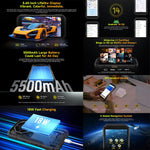 Ulefone Armor X32 Robustes Smartphone, 8 GB + 256 GB, Nachtsicht, 5,65 Zoll, Android 14, MediaTek Helio G91 Octa-Core-Prozessor, Netzwerk: 4G, NFC, OTG