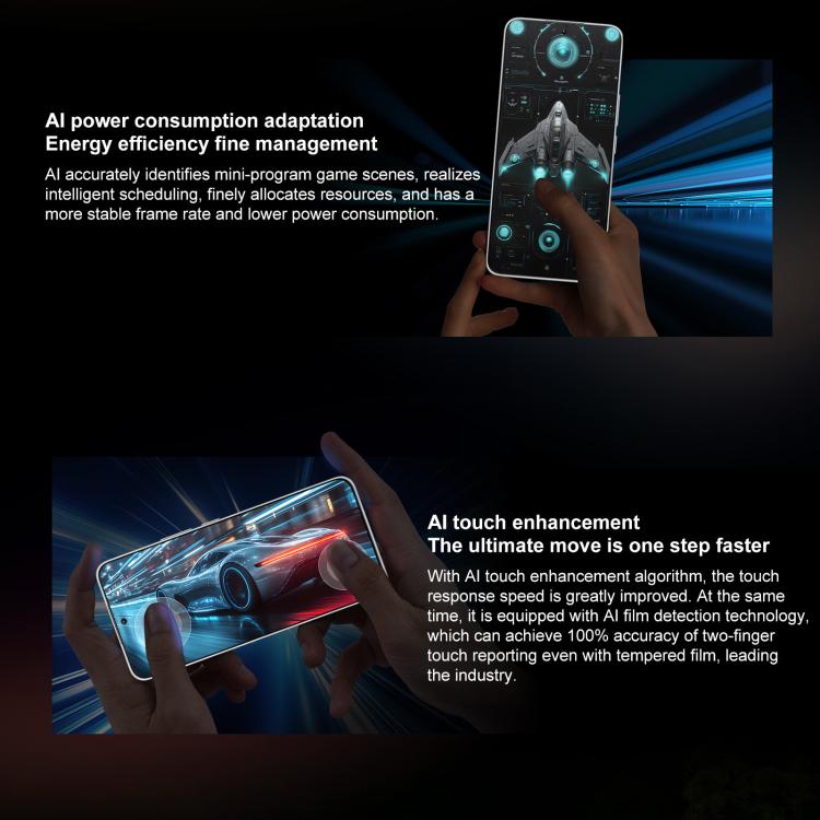 Honor X60 GT, 12 GB + 256 GB, Fingerabdrucksensor im Display, 6,7 Zoll MagicOS 9.0 (Android 15.0), Snapdragon 8+ Gen 1 Octa-Core-Prozessor, Netzwerk: 5G, OTG, NFC, 12 GB + 256 GB