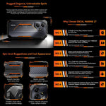 Blackview Oscal Marine 2, 4 GB + 64 GB, 6,56 Zoll, Android 15, Unisoc UMS9230E T615 Octa-Core-Prozessor, Netzwerk: 4G, OTG, NFC, 4 GB + 64 GB