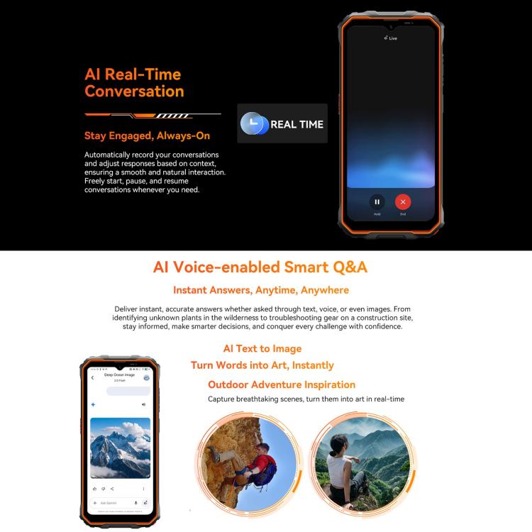 Blackview Oscal Marine 2, 4 GB + 64 GB, 6,56 Zoll, Android 15, Unisoc UMS9230E T615 Octa-Core-Prozessor, Netzwerk: 4G, OTG, NFC, 4 GB + 64 GB