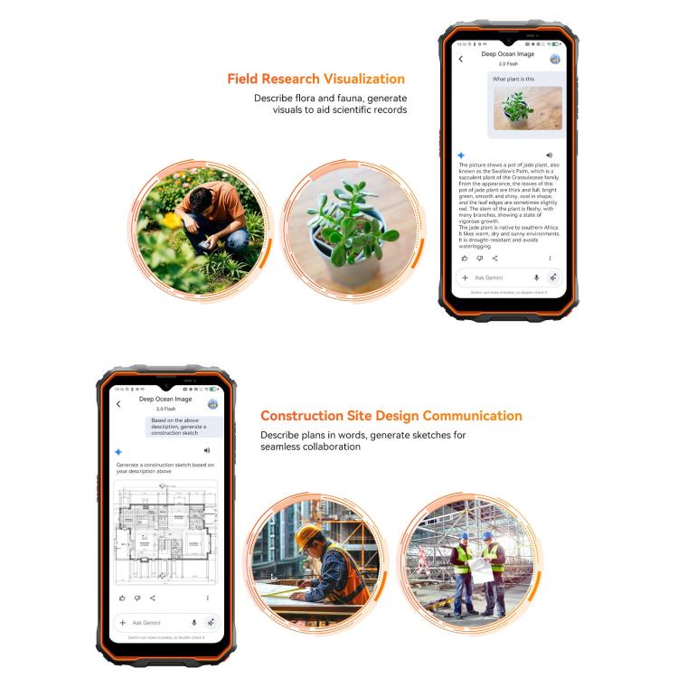 Blackview Oscal Marine 2, 4 GB + 64 GB, 6,56 Zoll, Android 15, Unisoc UMS9230E T615 Octa-Core-Prozessor, Netzwerk: 4G, OTG, NFC, 4 GB + 64 GB