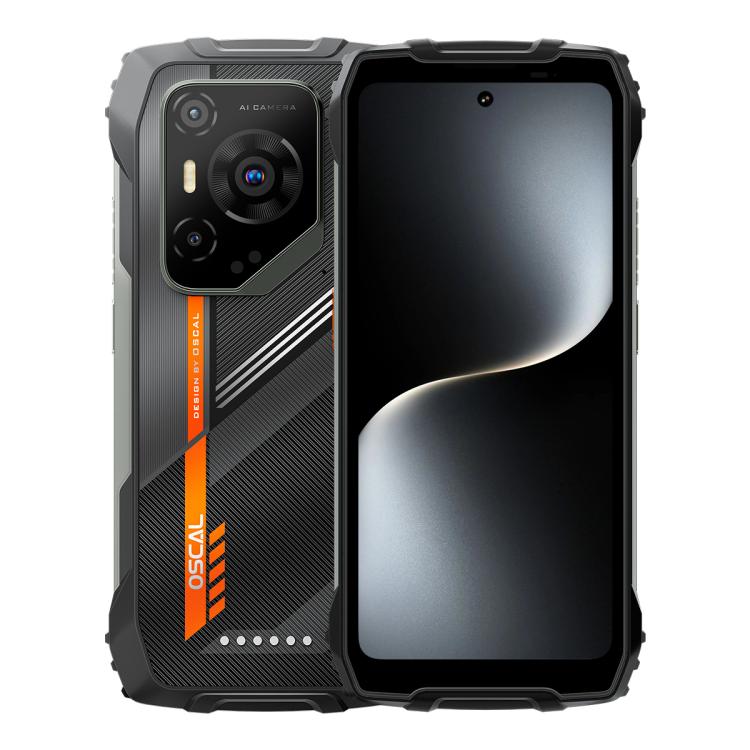 Blackview Oscal Pilot 3 5G Robustes Smartphone, 12 GB + 256 GB, Nachtsichtkamera, 6,56 Zoll, Android 15, MediaTek Dimensity 6300 Octa-Core-Prozessor, Netzwerk: 5G, OTG, NFC