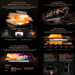 Blackview Oscal Pilot 3 5G Robustes Smartphone, 12 GB + 256 GB, Nachtsichtkamera, 6,56 Zoll, Android 15, MediaTek Dimensity 6300 Octa-Core-Prozessor, Netzwerk: 5G, OTG, NFC