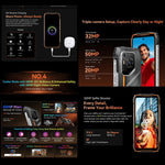 Blackview Oscal Pilot 3 5G Robustes Smartphone, 12 GB + 256 GB, Nachtsichtkamera, 6,56 Zoll, Android 15, MediaTek Dimensity 6300 Octa-Core-Prozessor, Netzwerk: 5G, OTG, NFC