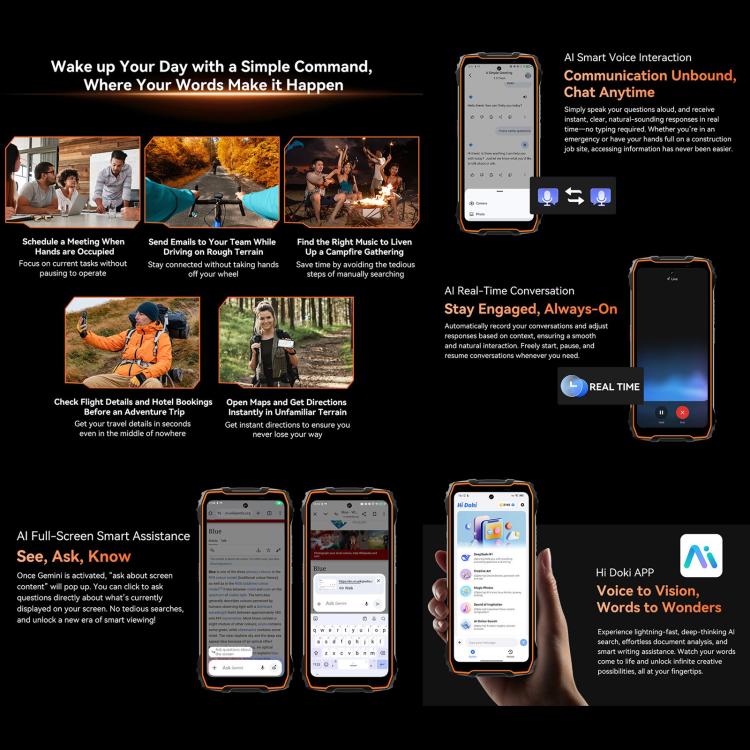 Blackview Oscal Pilot 3 5G Robustes Smartphone, 12 GB + 256 GB, Nachtsichtkamera, 6,56 Zoll, Android 15, MediaTek Dimensity 6300 Octa-Core-Prozessor, Netzwerk: 5G, OTG, NFC