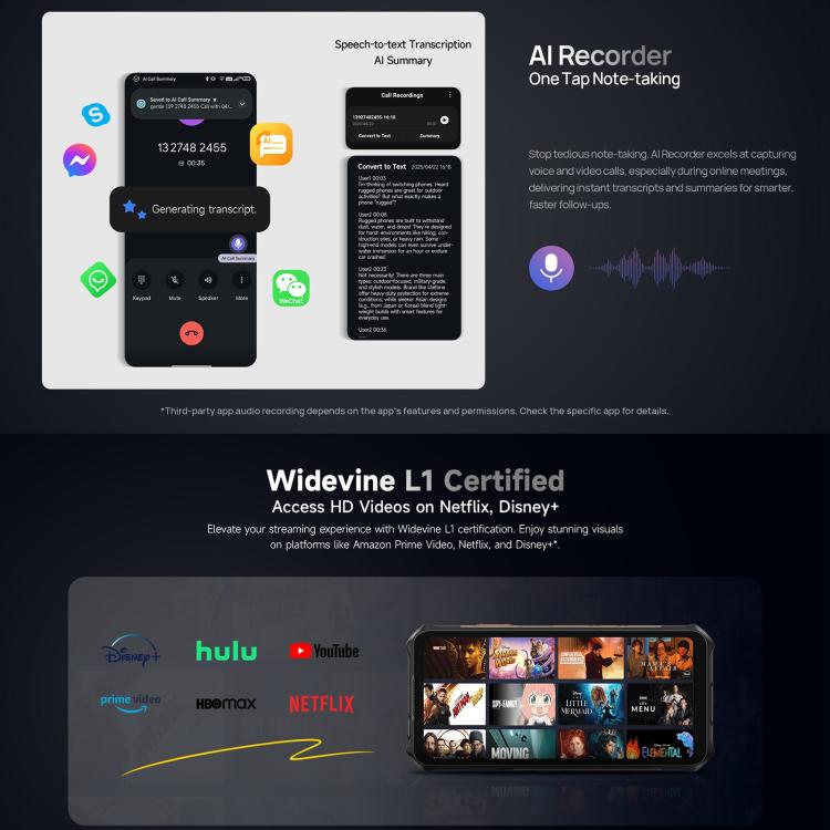 Ulefone Armor X16, 6GB+128GB, Night Vision, IP68/IP69K Rugged Phone, 6.56 inch Android 15 MediaTek Helio G91 Octa Core, Network: 4G, NFC, OTG, Armor X16, 6GB+128GB