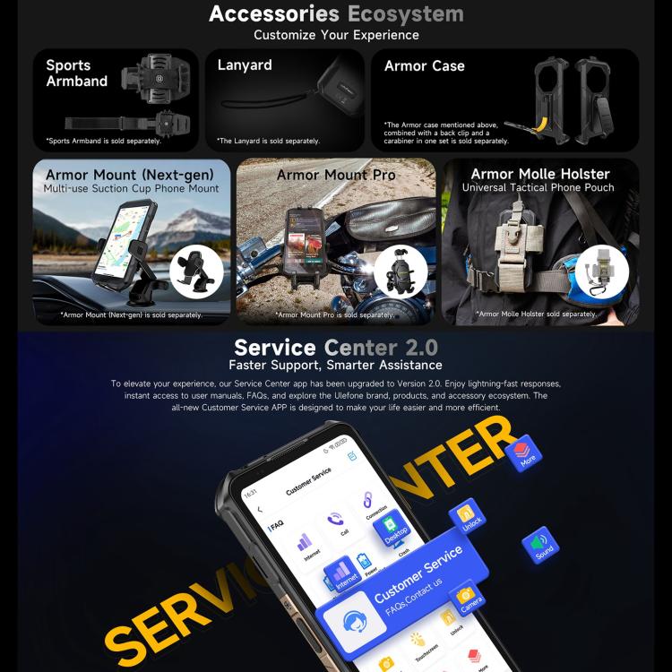 Ulefone Armor X16, 6GB+128GB, Night Vision, IP68/IP69K Rugged Phone, 6.56 inch Android 15 MediaTek Helio G91 Octa Core, Network: 4G, NFC, OTG, Armor X16, 6GB+128GB