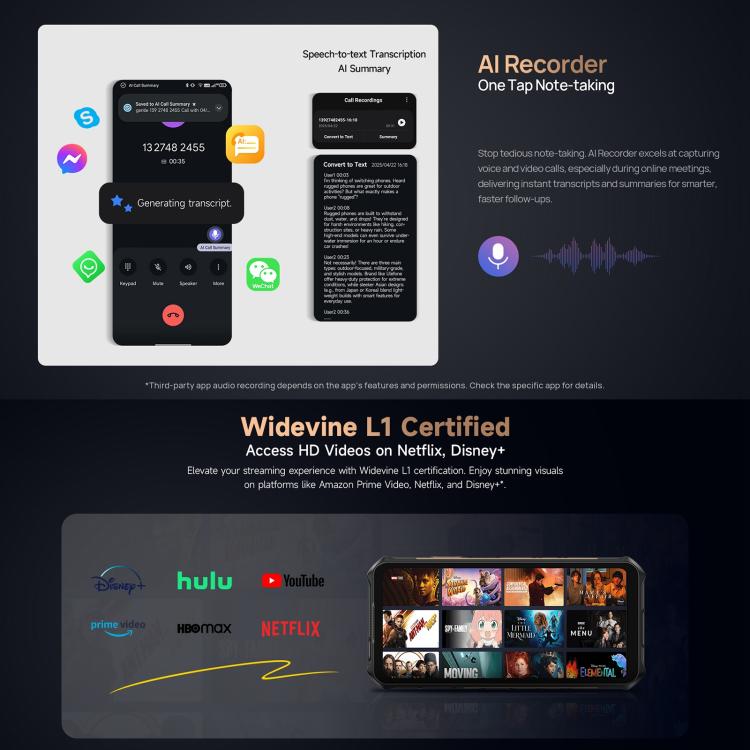 Ulefone Armor X16 Pro, 5GB+256GB, Night Vision, IP68/IP69K Rugged Phone, 6.56 inch Android 15 MediaTek Dimensity 6300 Octa Core, Network: 5G, NFC, OTG, Armor X16 Pro, 8GB+256GB