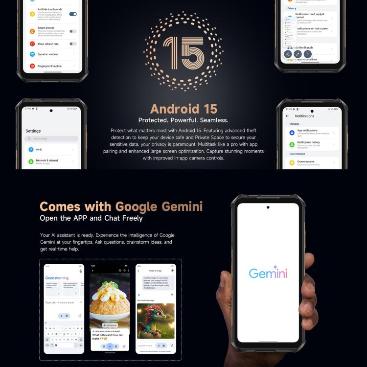 Ulefone Armor X16 Pro, 5GB+256GB, Night Vision, IP68/IP69K Rugged Phone, 6.56 inch Android 15 MediaTek Dimensity 6300 Octa Core, Network: 5G, NFC, OTG, Armor X16 Pro, 8GB+256GB