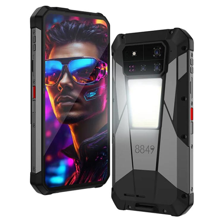 Unihertz Tank 4 Pro Projektor-Smartphone, robust, 18 GB + 1 TB, Nachtsicht, 6,73 Zoll, Android 13, Dimensity 8300 Octa-Core-Prozessor, Netzwerk: 5G, NFC, 18 GB + 1 TB