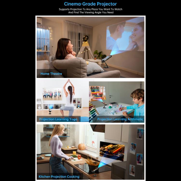 Unihertz Tank 4 Pro Projektor-Smartphone, robust, 18 GB + 1 TB, Nachtsicht, 6,73 Zoll, Android 13, Dimensity 8300 Octa-Core-Prozessor, Netzwerk: 5G, NFC, 18 GB + 1 TB