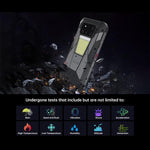 هاتف Unihertz Tank 4 Pro المتين مع جهاز عرض، 16GB+512GB، رؤية ليلية، شاشة 6.73 بوصة، أندرويد 13، معالج Dimensity 8300 ثماني النواة، شبكة 5G، NFC، 16GB+512GB
