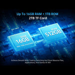 هاتف Unihertz Tank 4 Pro المتين مع جهاز عرض، 16GB+512GB، رؤية ليلية، شاشة 6.73 بوصة، أندرويد 13، معالج Dimensity 8300 ثماني النواة، شبكة 5G، NFC، 16GB+512GB