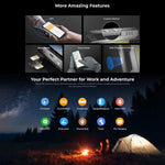 Oukitel WP100 Robustes Smartphone mit Laser-Entfernungsmesser, 12 GB + 512 GB, 200-MP-Kamera, Fingerabdrucksensor, 6,8 Zoll, Android 14, MediaTek Dimensity 7300 Octa-Core-Prozessor, NFC, OTG, Netzwerk: 5G, WP100