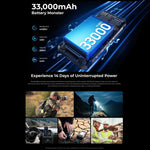 Oukitel WP100 Robustes Smartphone mit Laser-Entfernungsmesser, 12 GB + 512 GB, 200-MP-Kamera, Fingerabdrucksensor, 6,8 Zoll, Android 14, MediaTek Dimensity 7300 Octa-Core-Prozessor, NFC, OTG, Netzwerk: 5G, WP100