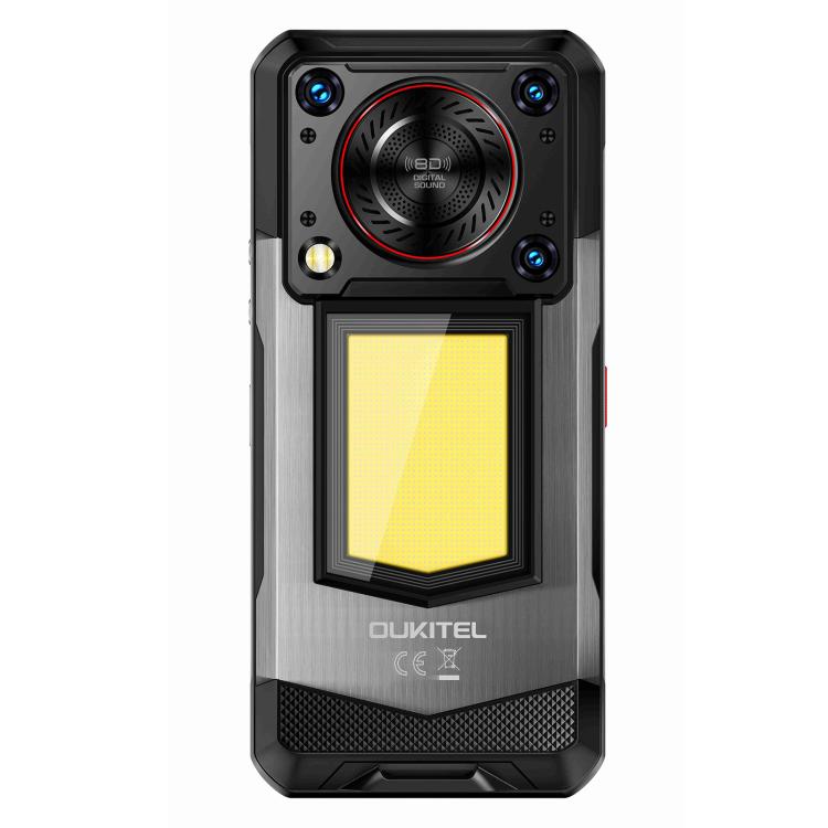 Oukitel WP56 Rugged Phone, 12 GB + 512 GB, 108-MP-Kamera, Fingerabdrucksensor, 6,8-Zoll-Display, Android 15, MTK Dimensity 7050 Octa-Core-Prozessor, NFC, OTG, 5G-Netzwerk