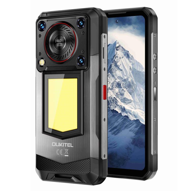 Oukitel WP56 Rugged Phone, 12 GB + 512 GB, 108-MP-Kamera, Fingerabdrucksensor, 6,8-Zoll-Display, Android 15, MTK Dimensity 7050 Octa-Core-Prozessor, NFC, OTG, 5G-Netzwerk