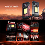 Oukitel WP56 Rugged Phone, 12 GB + 512 GB, 108-MP-Kamera, Fingerabdrucksensor, 6,8-Zoll-Display, Android 15, MTK Dimensity 7050 Octa-Core-Prozessor, NFC, OTG, 5G-Netzwerk