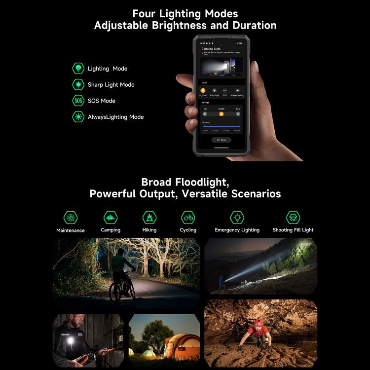 Ulefone Armor 33 Rugged Phone, 12GB+512GB, 6.95 inch Android 15 MediaTek Helio G100 Octa Core, Network: 4G, OTG, NFC, LED Light, Armor 33