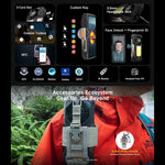 Ulefone Armor 33 Rugged Phone, 12GB+512GB, 6.95 inch Android 15 MediaTek Helio G100 Octa Core, Network: 4G, OTG, NFC, LED Light, Armor 33