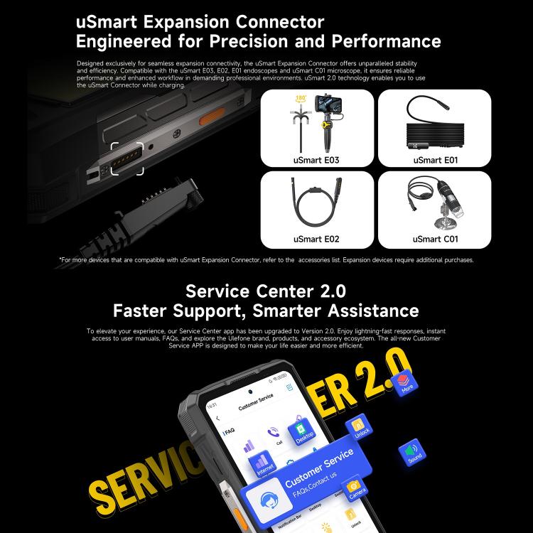 Ulefone Armor 33 Rugged Phone, 12GB+512GB, 6.95 inch Android 15 MediaTek Helio G100 Octa Core, Network: 4G, OTG, NFC, LED Light, Armor 33