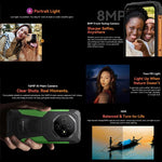 Blackview FORT 1, 6 GB + 256 GB, 6,56 Zoll, Android 15, Unisoc UMS9230E T615 Octa-Core-Prozessor, Netzwerk: 4G, OTG, NFC, 6 GB + 256 GB