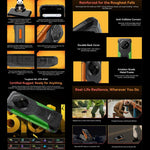 Blackview FORT 1, 4 GB + 128 GB, 6,56 Zoll, Android 15, Unisoc UMS9230E T615 Octa-Core-Prozessor, Netzwerk: 4G, OTG, NFC, 4 GB + 128 GB