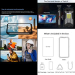 Unihertz 8849 Tank 4 Night Vision Projector Rugged Phone, 12GB+512GB, 6.78 inch Android 14 Dimensity 7300 MT6878 Octa Core, Network: 5G, NFC, Tank 4 12GB+512GB