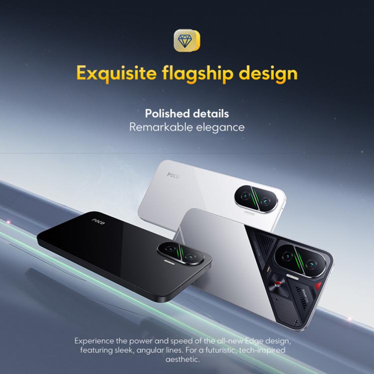 شاومي بوكو F7 العالمي، 12GB+256GB، بصمة إصبع مدمجة في الشاشة، شاشة 6.83 بوصة، شاومي HyperOS 2، سنابدراجون 8s الجيل الرابع ثماني النواة، NFC، شبكة: 5G، 12GB+256GB