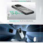 Oukitel WP62 Rugged Phone, 16GB+512GB, 108MP Camera, Fingerprint Identification, 6.6 inch Android 15 MediaTek Dimensity 7025 Octa Core, NFC, OTG, Network: 5G, 16GB+512GB