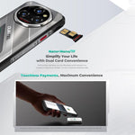 Oukitel WP62 Rugged Phone, 16GB+512GB, 108MP Camera, Fingerprint Identification, 6.6 inch Android 15 MediaTek Dimensity 7025 Octa Core, NFC, OTG, Network: 5G, 16GB+512GB