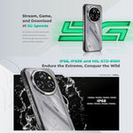 Oukitel WP62 Rugged Phone, 8GB+256GB, 108MP Camera, Fingerprint Identification, 6.6 inch Android 15 MediaTek Dimensity 7025 Octa Core, NFC, OTG, Network: 5G, 8GB+256GB