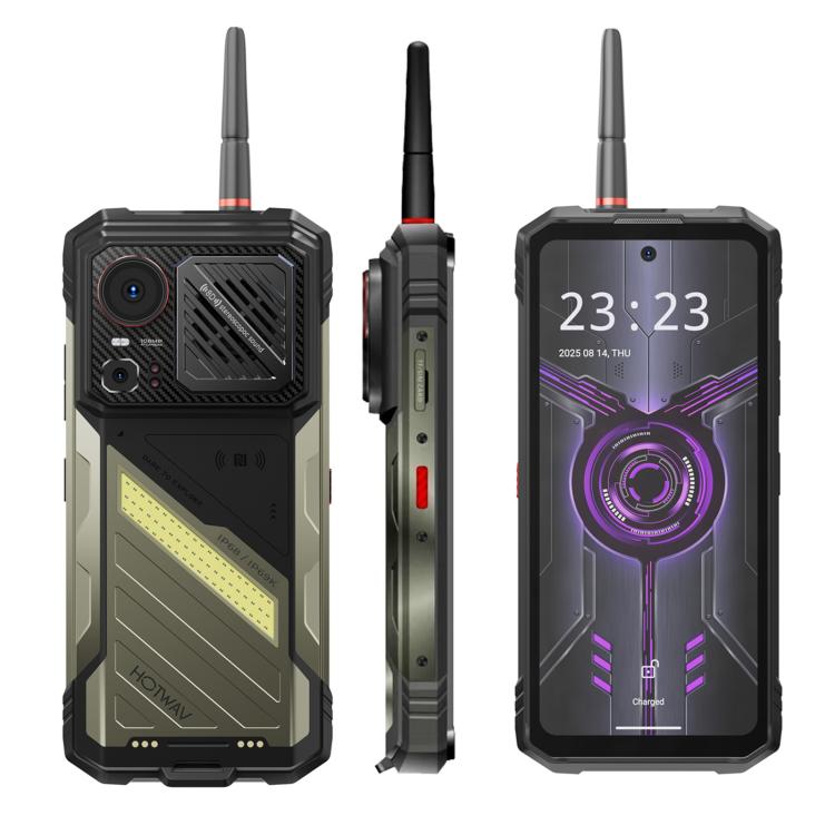 HOTWAV Hyper 8 Ultra Walkie-talkie Rugged Phone, 12GB+512GB, 6.8 inch Android 15 MediaTek MT8791 Dimensity 7050 Octa Core, Network: 5G, OTG, NFC, Hyper 8 Ultra