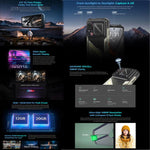 HOTWAV Hyper 8 Ultra Walkie-talkie Rugged Phone, 12GB+512GB, 6.8 inch Android 15 MediaTek MT8791 Dimensity 7050 Octa Core, Network: 5G, OTG, NFC, Hyper 8 Ultra