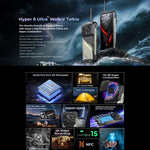 HOTWAV Hyper 8 Ultra Walkie-talkie Rugged Phone, 12GB+512GB, 6.8 inch Android 15 MediaTek MT8791 Dimensity 7050 Octa Core, Network: 5G, OTG, NFC, Hyper 8 Ultra